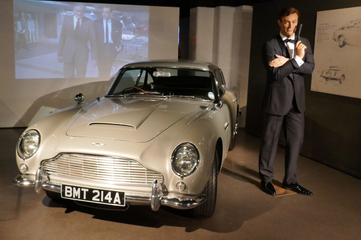 Untrennbar verbunden, der DB5 ist das James Bond Auto schlechthin 