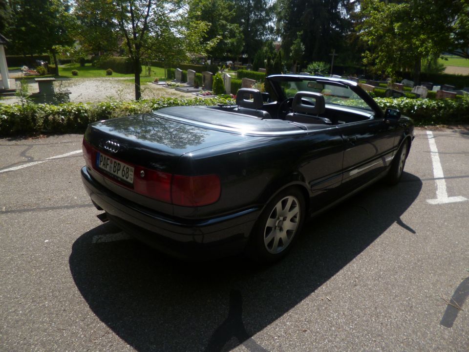 1992 Black Audi Cabriolet 2.3 E — MICARE PS