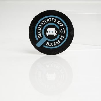 MICARE preventive vehicle registration for classic cars, youngtimers and collector's vehicles incl. NFC-coded car sticker